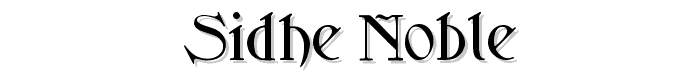 Sidhe Noble font